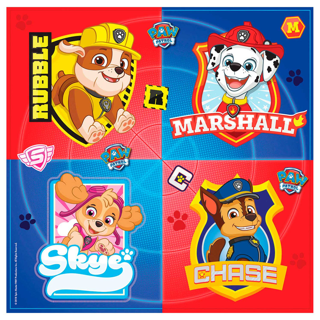 Paw patrol servetten, 16st.