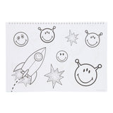 Smiley Sketch Block med klistermærker