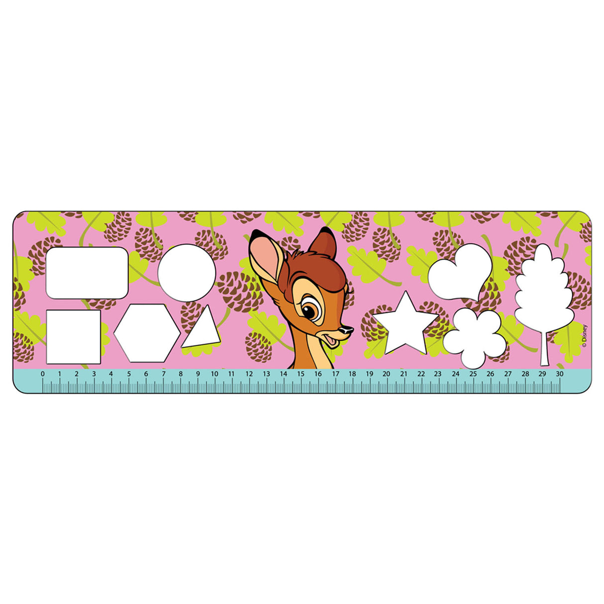 Disney bambi farvelægningssider med stencil og klistermærkeark