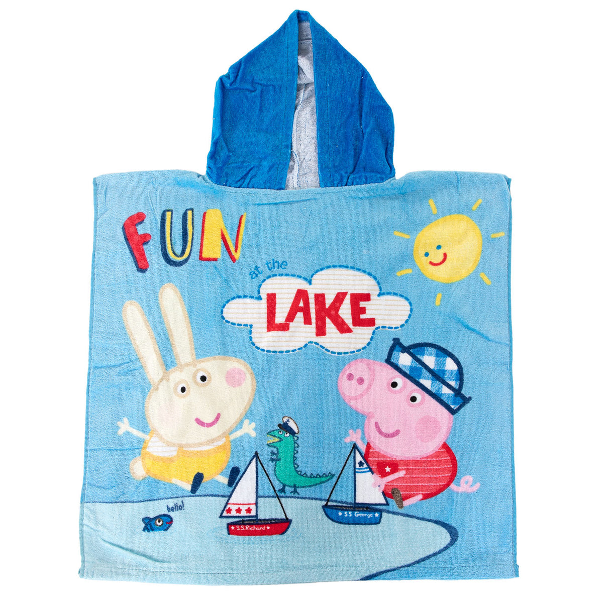 Peppa svinhåndklæde Poncho, 60x120cm