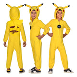 Pokémon børns kostume Pokemon Pikachu Onesie, 6-8 år gammel