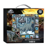 Jurassic world klistermærkesæt, 1000 stk.