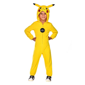 Pokémon børns kostume Pokemon Pikachu Onesie, 3-4 år gammel