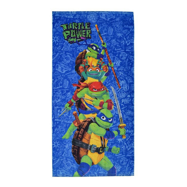 Strandhåndklæde Ninja Turtles, 70x140cm