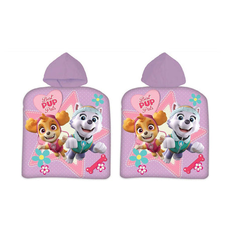 Paw Patrol Poncho Purple, 55x110cm