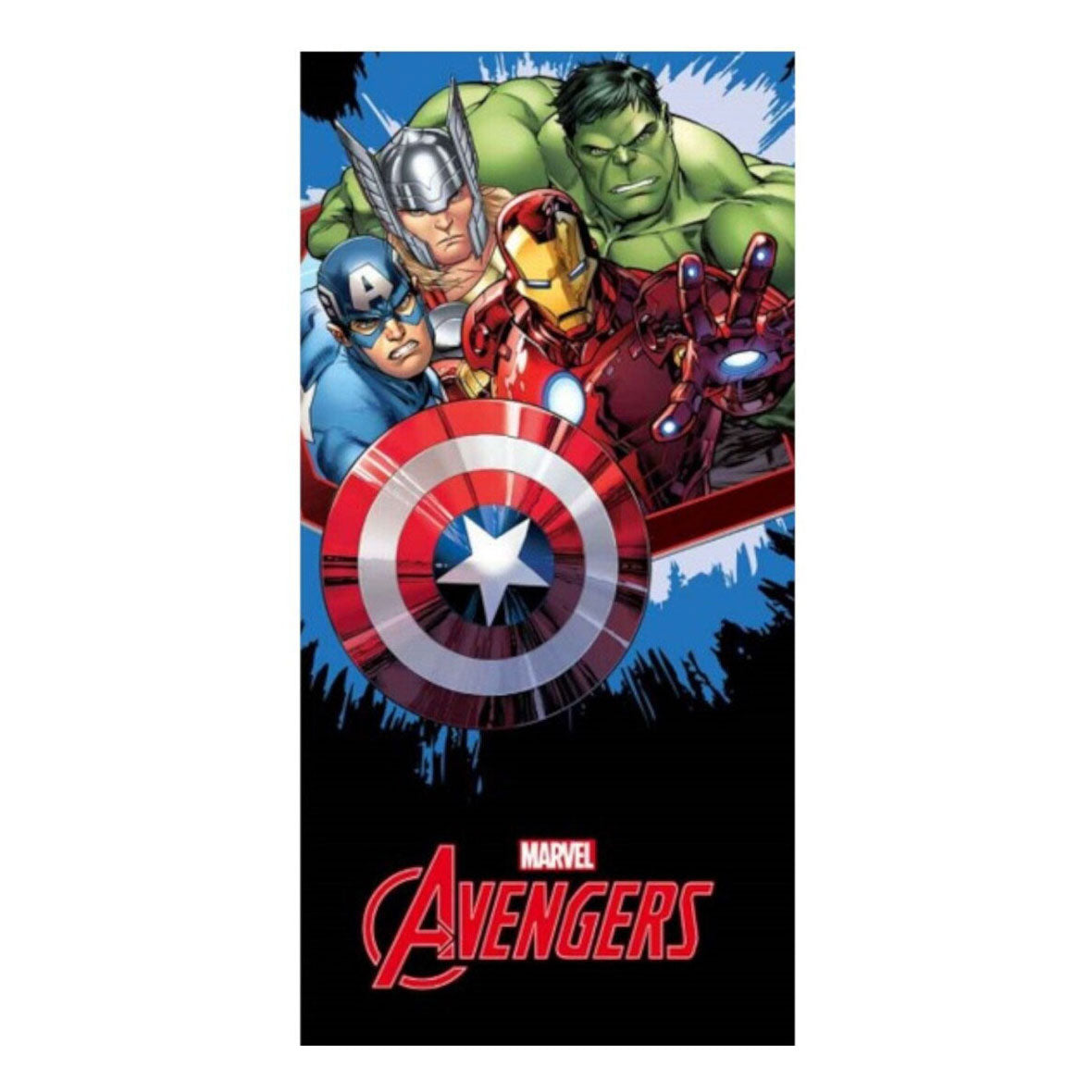 Strandhåndklæde Avengers, 70x140cm