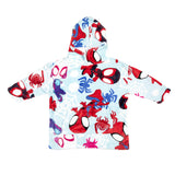 Puch spidey børne fleece hættetrøje tæppe sweater, 3-6 år
