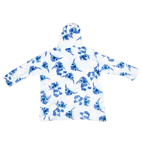 Puch stitch børne fleece hættetrøje tæppe sweater, 7-14 år