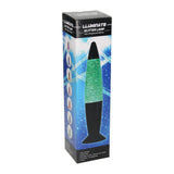 Glitter LED LAMP -farveændring, 34 cm