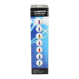 Glitter LED LAMP -farveændring, 34 cm