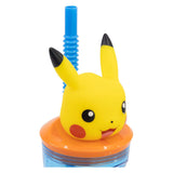 Pokémon 3D drikkeflaske med sugerør, 360ml