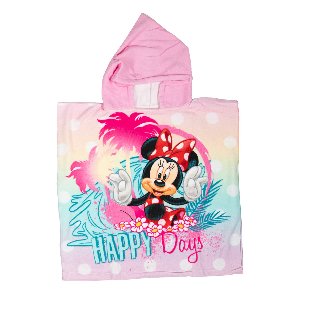 Disney håndklæde poncho minnie mouse 55x110cm