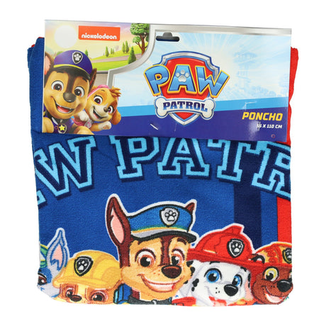 Paw patrulje håndklæde poncho 55x110cm