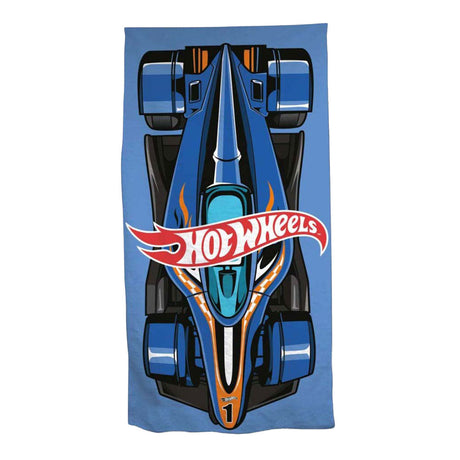 Badehåndklæde hot wheels, 140x70cm