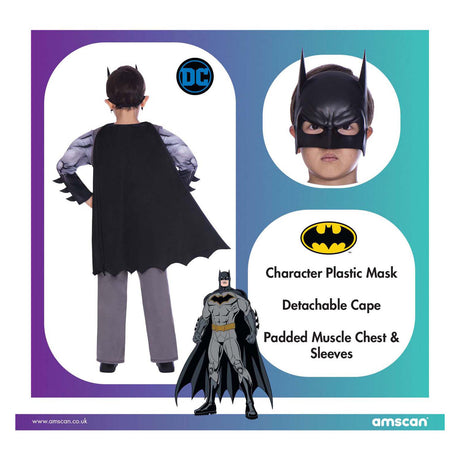 Børnekostume batman - 3-4 år