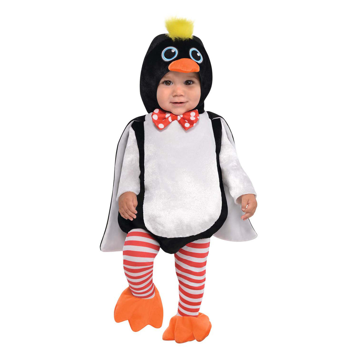 Pingvin baby kostume - 12-24 måneder