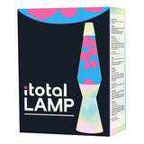 I-total lavalampe - lavalampe - humørlampe - 40x11 cm - glasaluminium - 30w - regnbuedrøm - xl1779