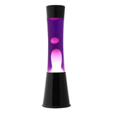 Itotal lavalamp sort lilla hvid, 40 cm