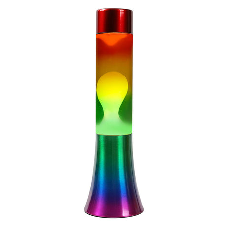 I-total lavalampe - lavalampe - humørlampe - 30x9 cm - glasaluminium - 25w - regnbue - xl2461