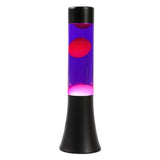 Itotal lavalamp sort lilla lyserød, 30 cm