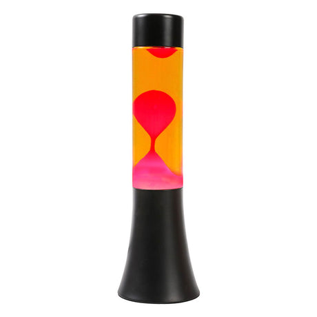 Itotal lavalampe sort orange rød, 30cm