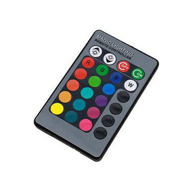 I-total lavalampe - glitterlampe - lavalampe - humørlampe - 41,5x10,8 cm - glasaluminium - fjernbetjening til 16 farver - xl2495
