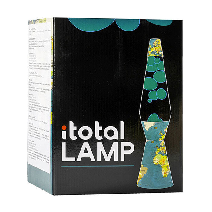 Itotal Lavalamp World Map, 40 cm