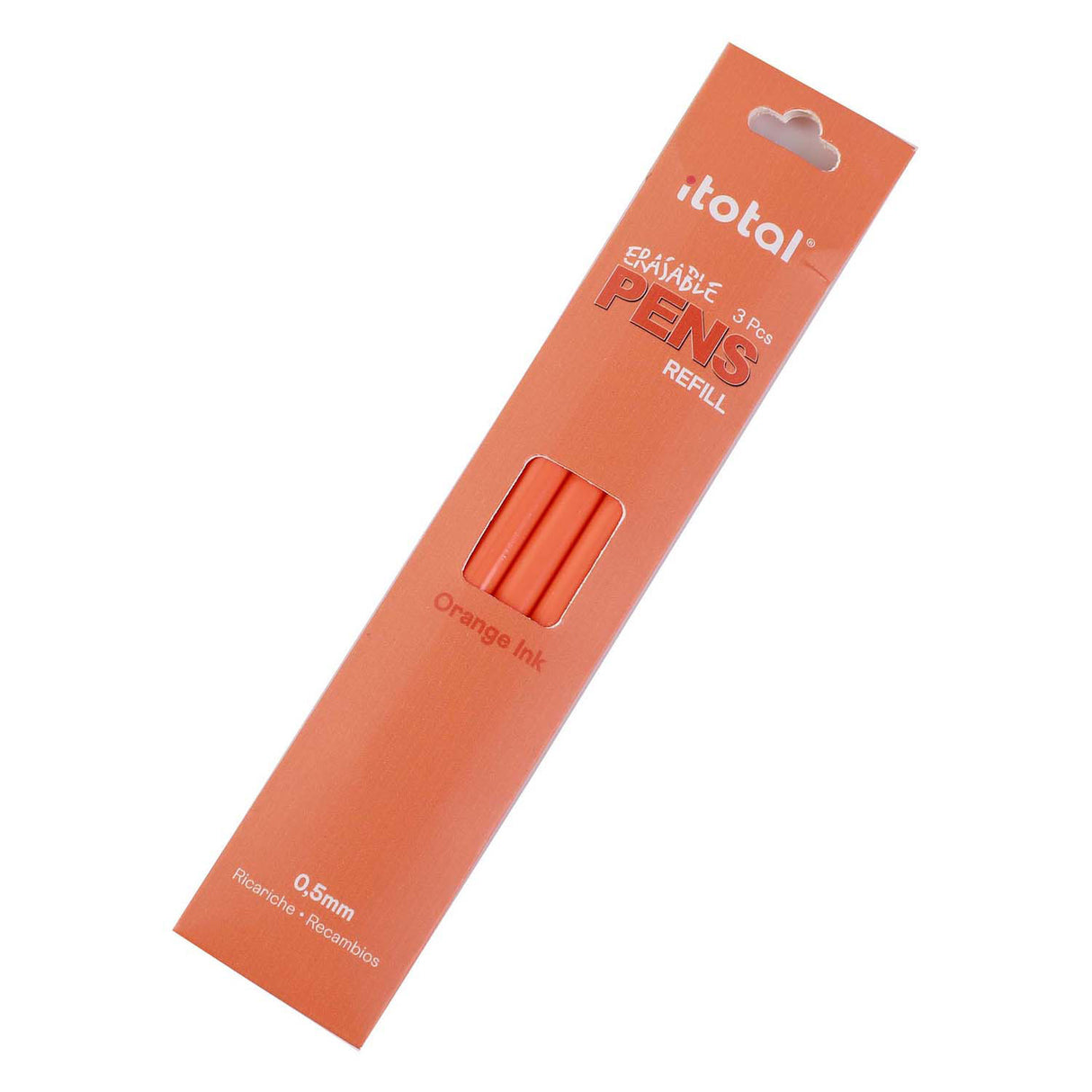 Itotal sletbart blæk refill orange, 3 stk.