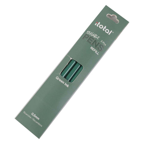 Itotal sletbart blæk refill grøn, 3 stk.