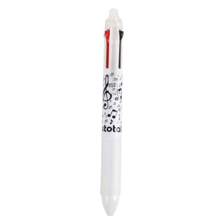 Itotal 4-i-1 sletbar multi-farve pen musik