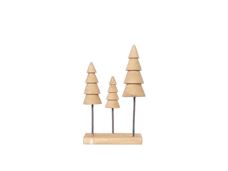 House of nature juletræsstatue lavet af naturtræ 8x8x33cm
