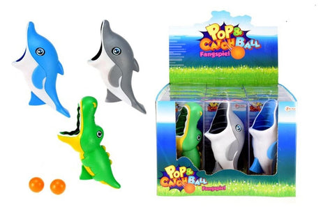 Toi-legetøj toi-legetøj skydespil delfinkrokodille 3-ass.