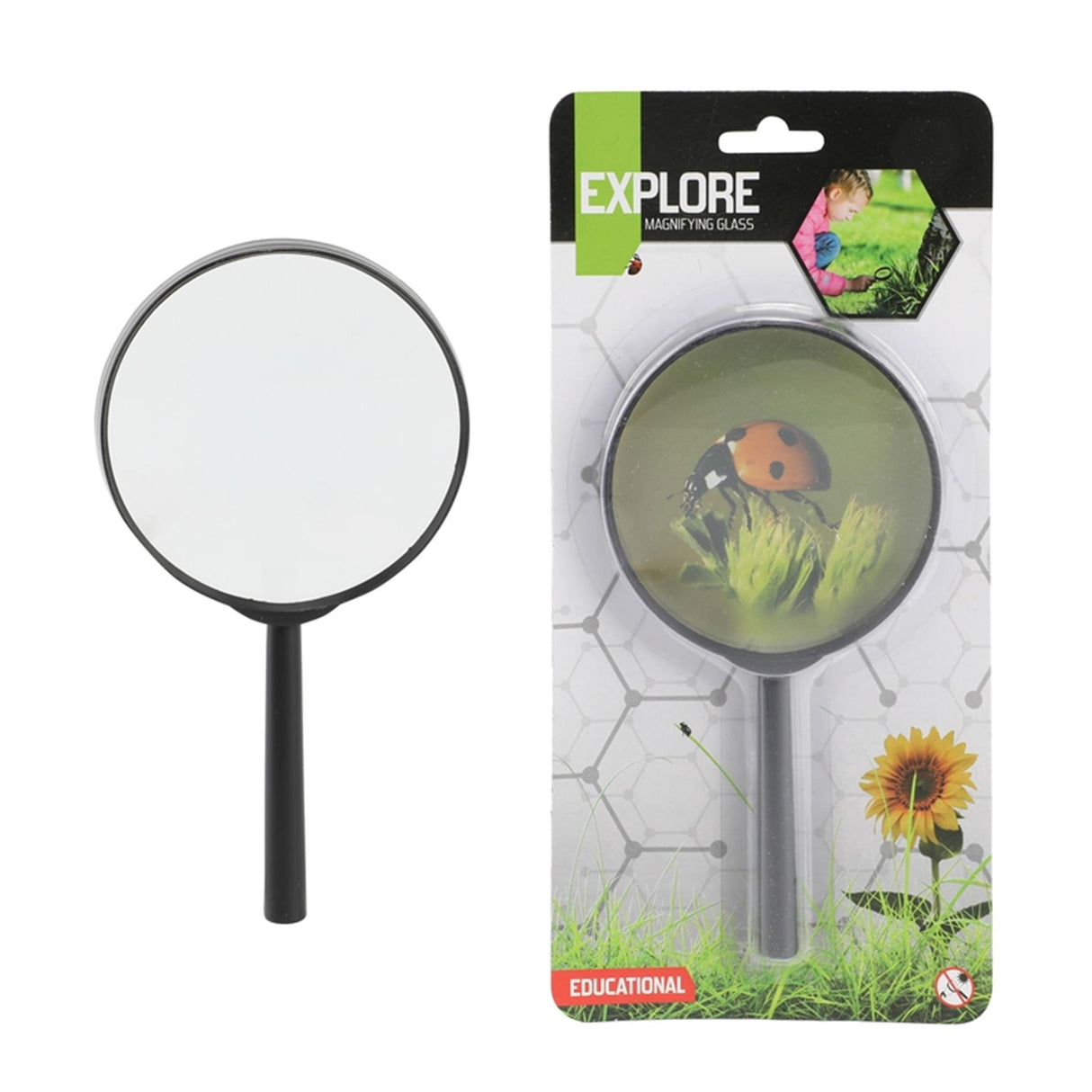 Toi-legetøj toi-legetøj explore forstørrelsesglas ø9cm