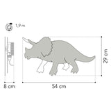 Fra Tjalle og Jasper - dino væglampe triceratops - træ