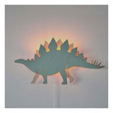 Fra Tjalle og Jasper - dino væglampe stegosaurus - træ