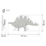 Fra Tjalle og Jasper - dino væglampe stegosaurus - træ