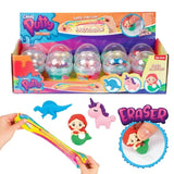 Toi-legetøj toi legetøj crazy kit slime regnbue med viskelæder i dyreform