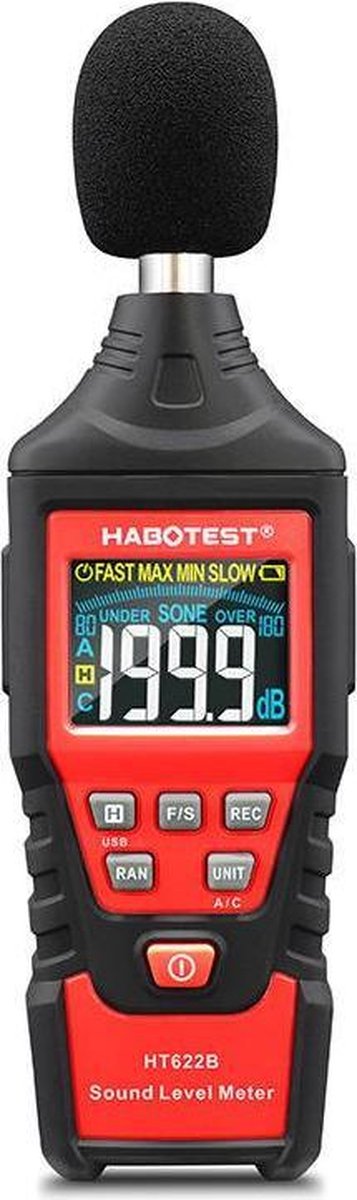 Habotest digital decibelmåler ht622b usb a c