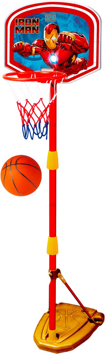 Stamp marvel – im725652 – basketball sæt – iron man – justerbar