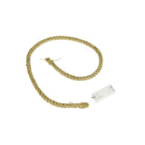 Naturlige samlinger dige naturlige samlinger jute reb belysning 20 LED 1 meter x1,2cm