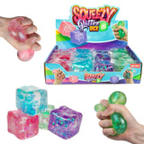 Toi-legetøj toi-legetøj sjovt glitter squeeze cube gelé