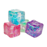 Toi-legetøj toi-legetøj sjovt glitter squeeze cube gelé
