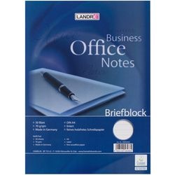 Notesblok landré a4 50 ark