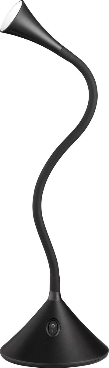 Rl live your light reality viper - bordlampe - skrivebordslampe - sort - inkl. 1x smd 3w - fleksibel - velegnet til vægmontering