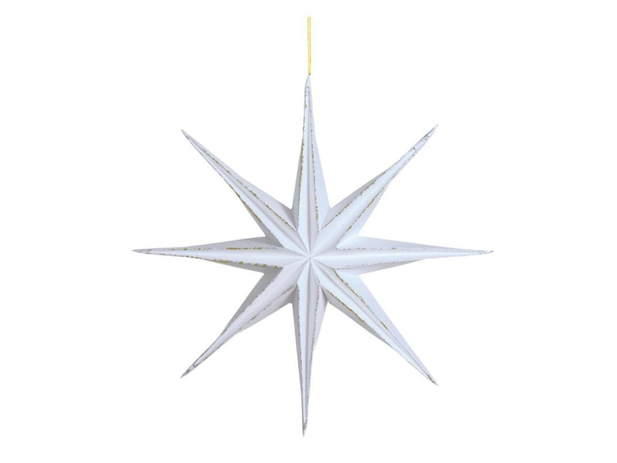 House of nature vedhæng stjernepapir ã˜28cm hvid
