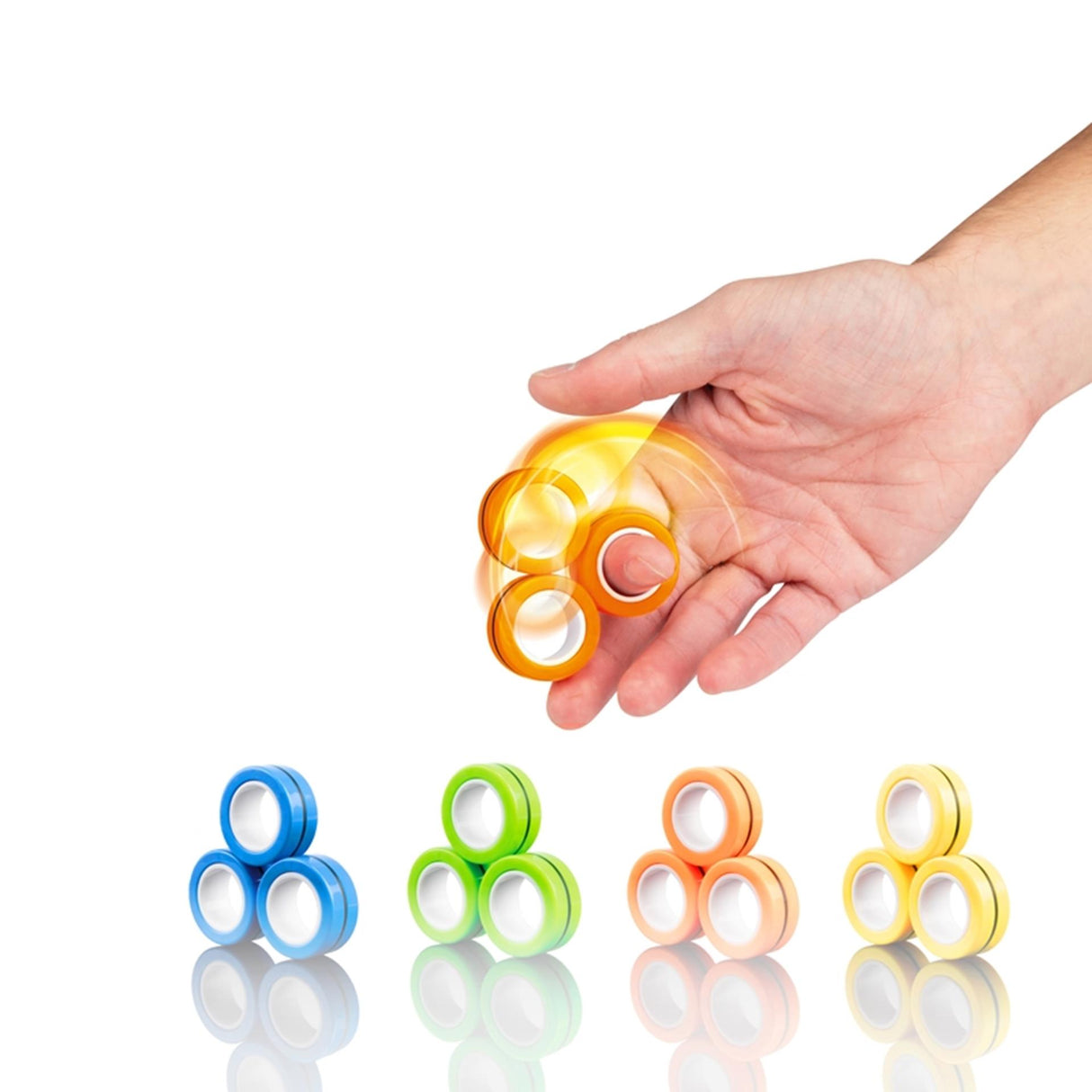 Toi-legetøj toi-legetøj magnetiske ringe 'tricks n games'