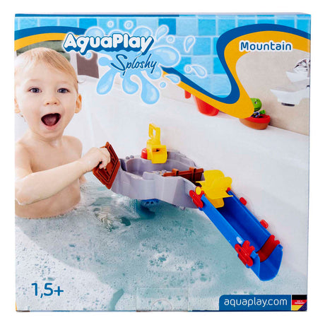 Aquaplay vandbane sprudlende bjergbadelegesæt med tilbehør.