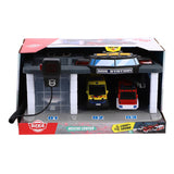 Dickie toys sos - redningscenter Hollandske redningstjenester - politi - brandvæsen - ambulance - fra 3 år - legetøjsgarage
