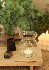 Idéer 4 sæsoner Vesuv duftbrænder glas ã˜10x10cm