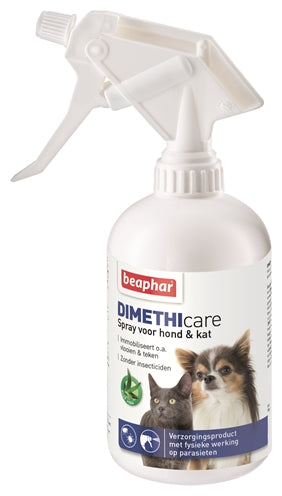 Beaphar Dimethicare Spray Dog Cat mod lopper og flåter